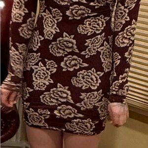 Floral Long Sleeve Dress